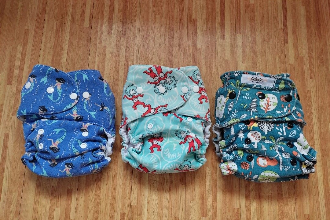 Hybrid cloth diapers  